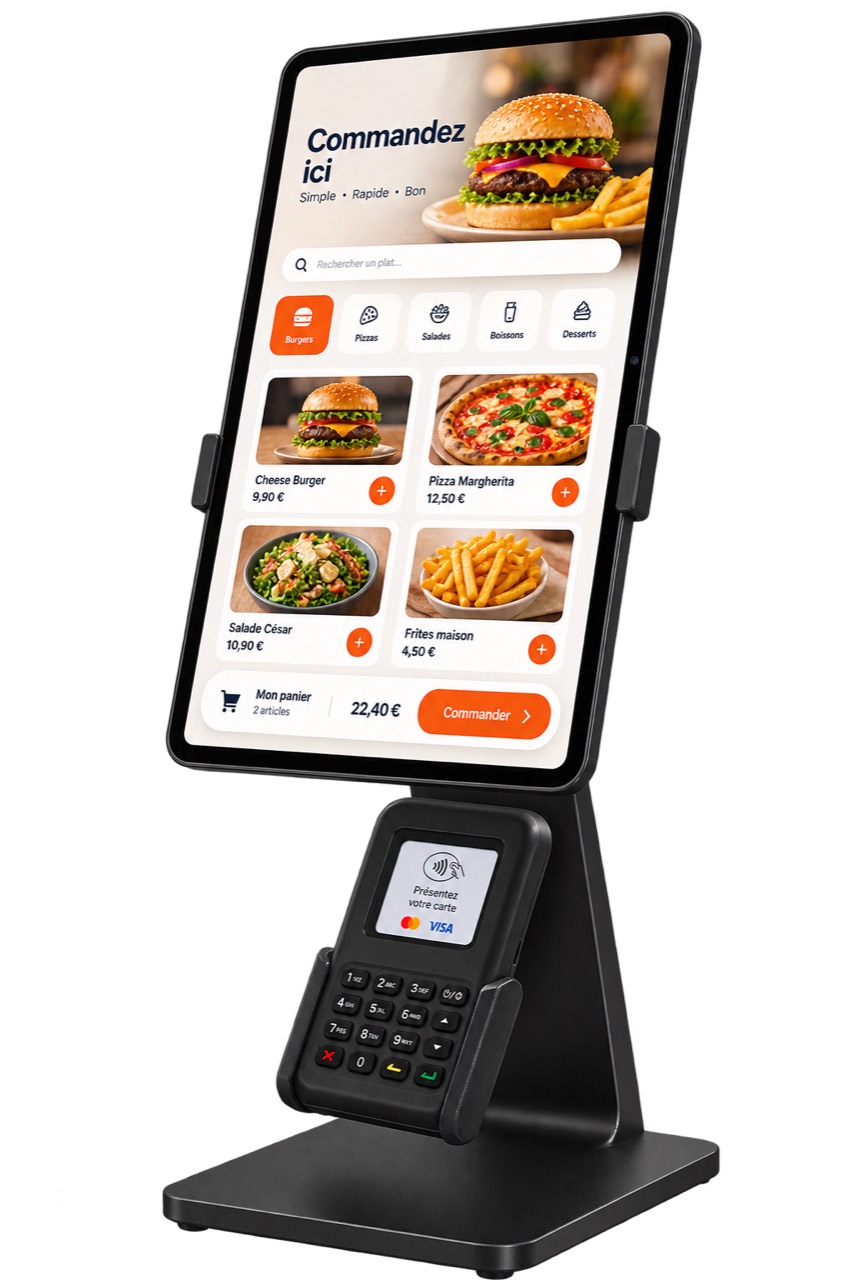 Présentation de borne BEKIOSK de comptoir
